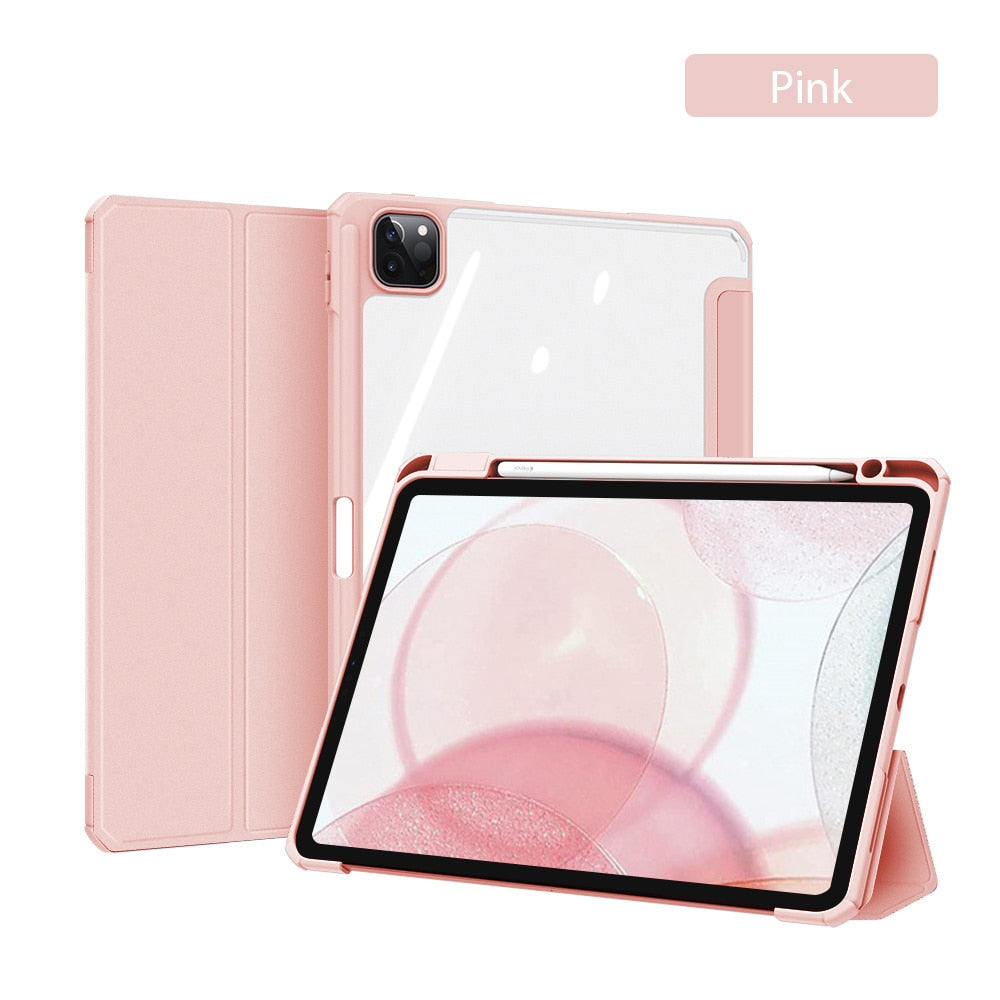 Capa Para iPad Com Suporte Apple Pencil