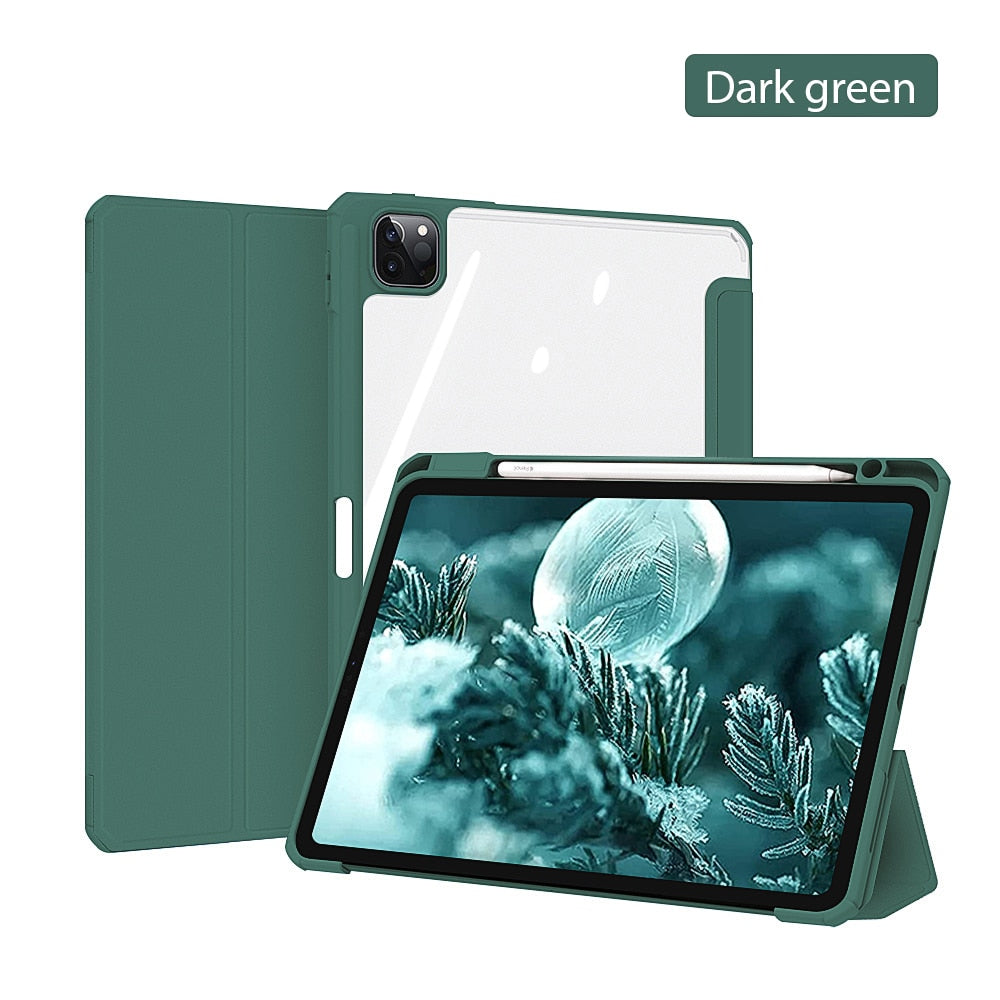 Capa Para iPad Com Suporte Apple Pencil