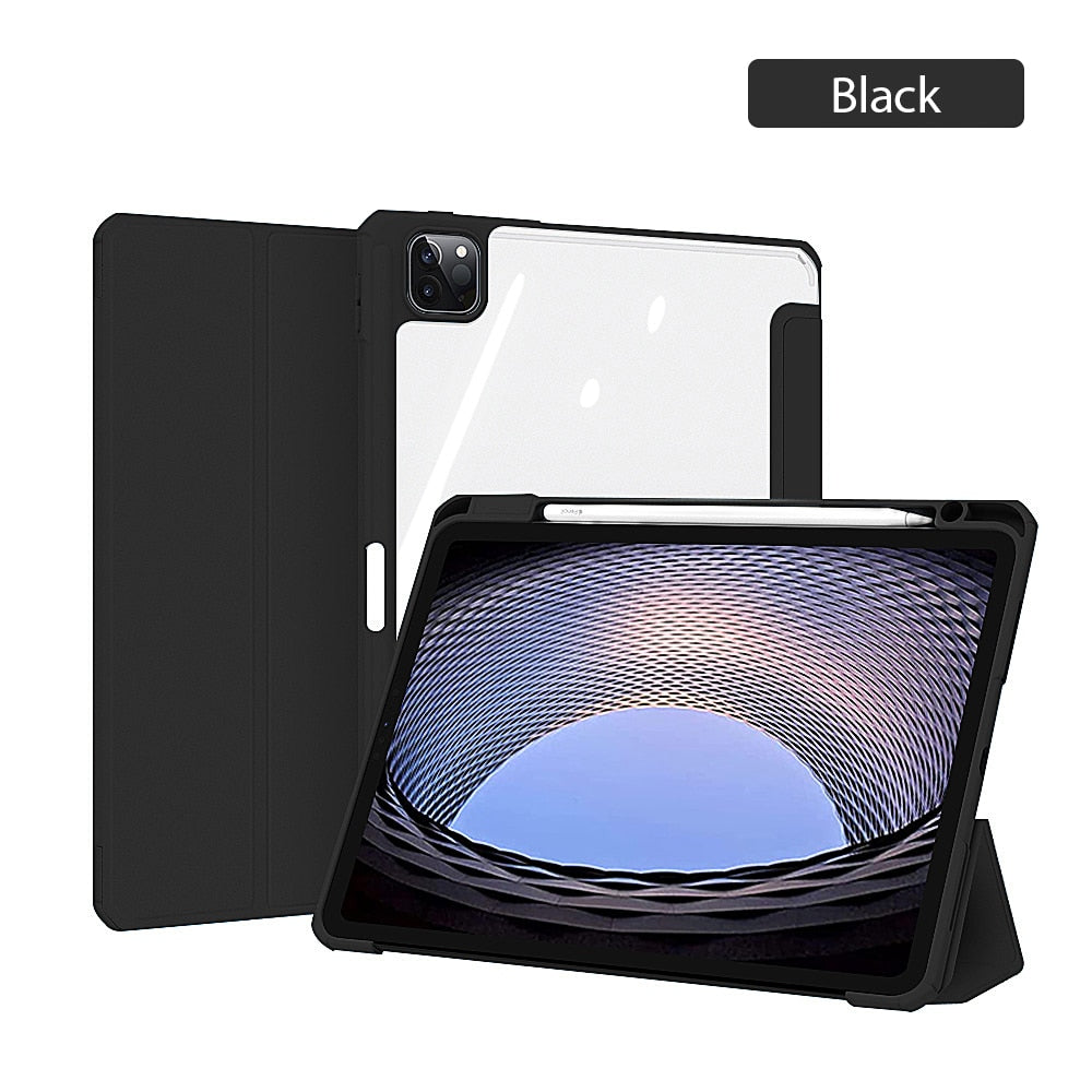 Capa Para iPad Com Suporte Apple Pencil