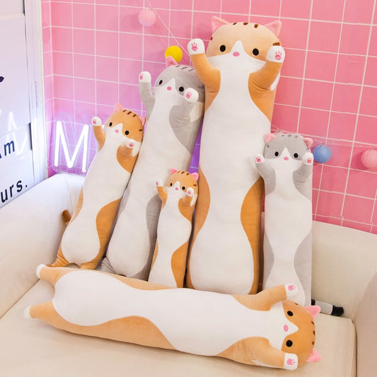 Travesseiro de Gato Peluche Macio e Bonito