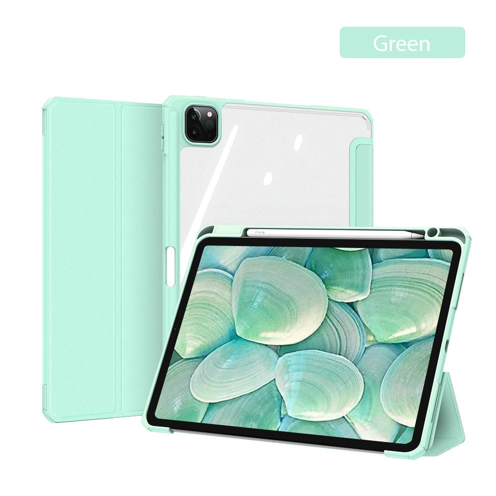 Capa Para iPad Com Suporte Apple Pencil