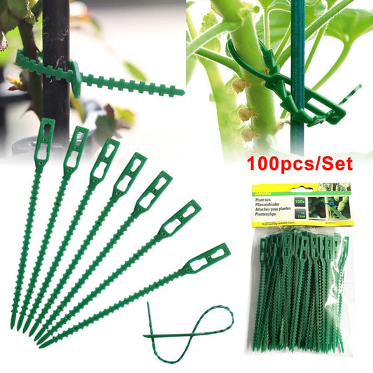 Braçadeiras Reutilizáveis para Jardim e Pomar