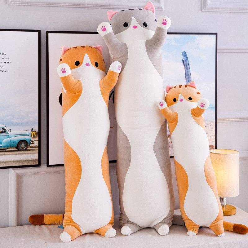 Travesseiro de Gato Peluche Macio e Bonito