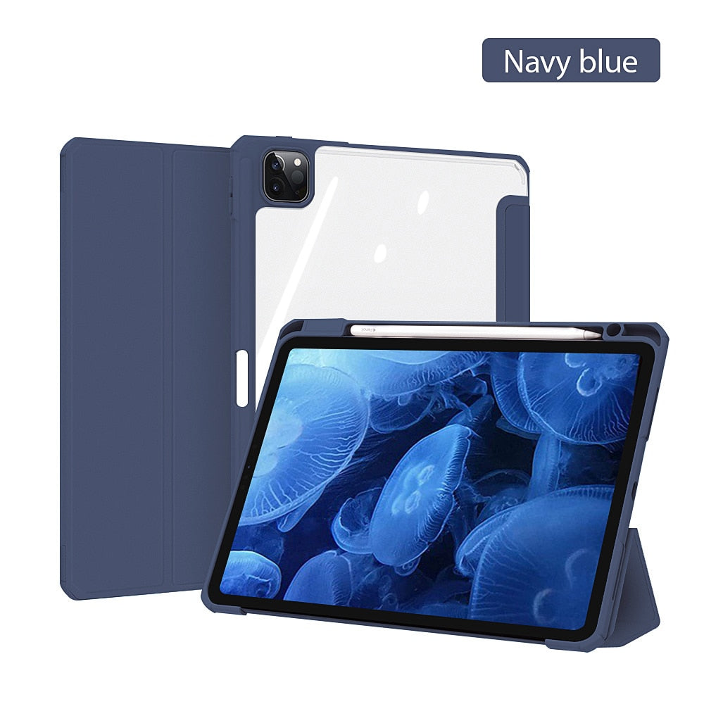 Capa Para iPad Com Suporte Apple Pencil