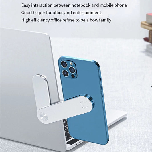 Suporte Portatil para Telemovel 2 em 1 Magnetico Inteligente Dobravel Suporte Lateral para Tela Suporte Universal