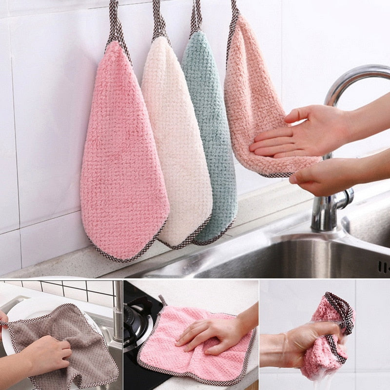 Pack 10 Panos Diários de Cozinha Anti-Aderente Pano De Limpeza Absorvente