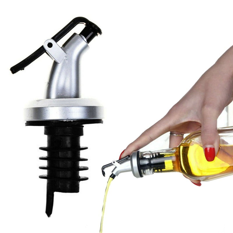 Pulverizador Dispensador Garrafa de Oleo com Tampa de Bloqueio de Borracha