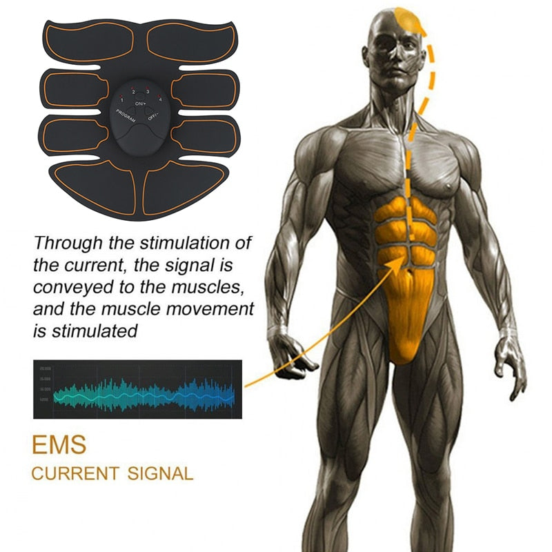 Estimulador Muscular Elétrico EMS sem fio