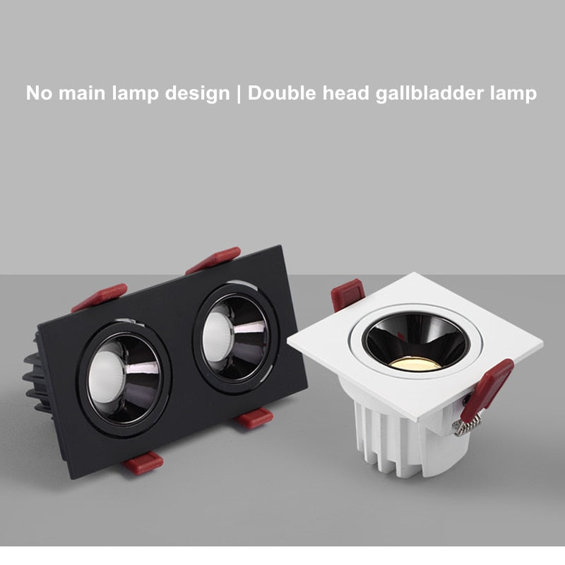 Holofote Downlight Regulável Antirreflexo LED