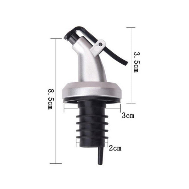 Pulverizador Dispensador Garrafa de Oleo com Tampa de Bloqueio de Borracha