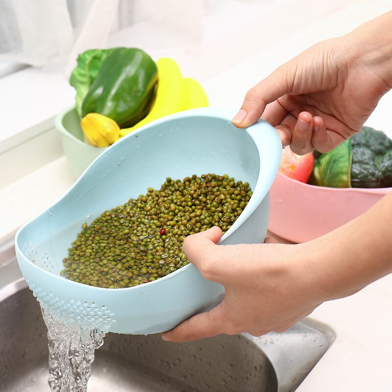 Peneira de Arroz Coador de Plastico