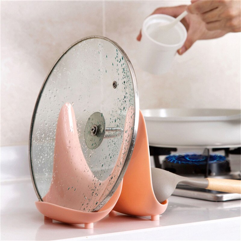 Suporte de Acessórios de Cozinha Tampa de Panela