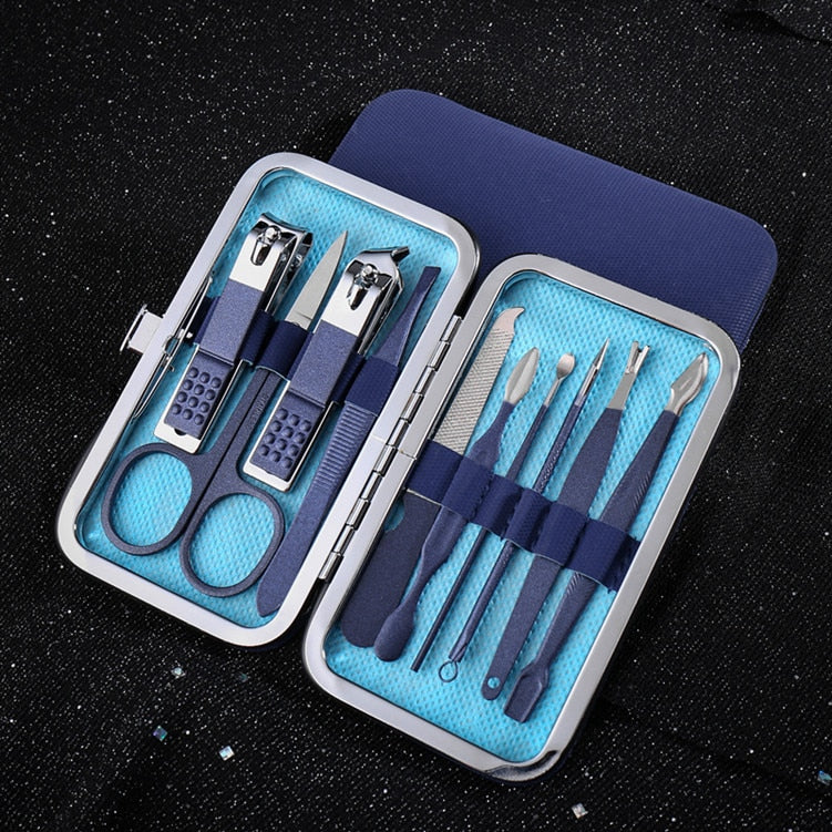 Conjunto de Manicure de Aco Inoxidavel