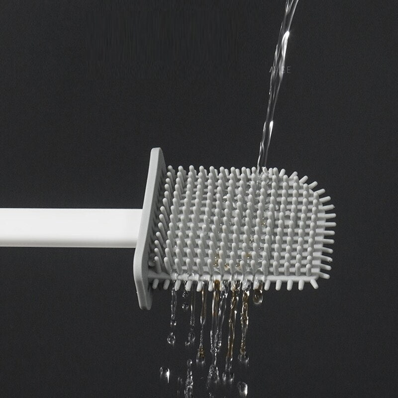 Escova de Silicone para Limpeza de Vaso Sanitario