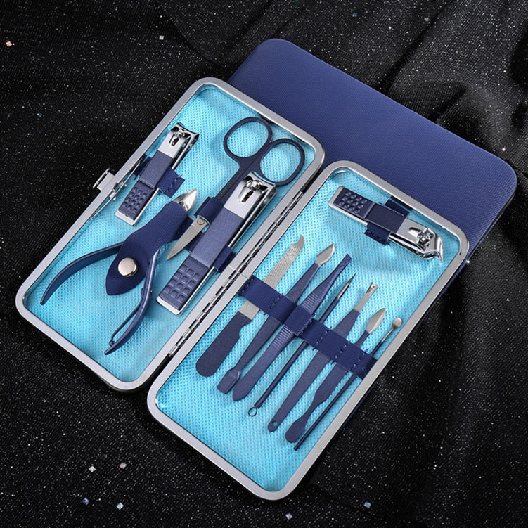 Conjunto de Manicure de Aco Inoxidavel