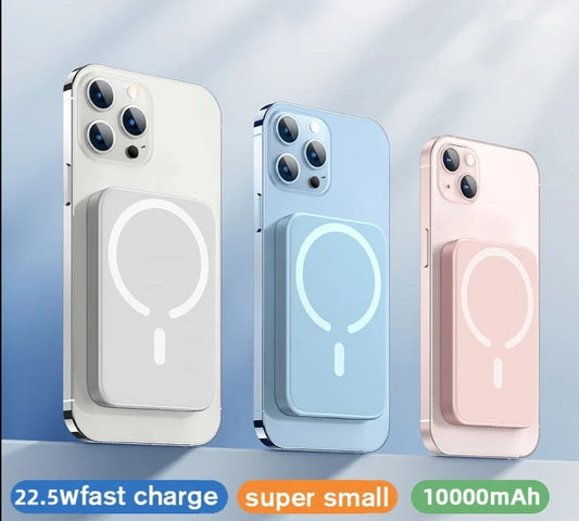 10000mAh MagsSafe Portátil Magnético Sem Fio Fast Charger Bateria Externa para iPhone 13, 12, 14, Xiaomi, Samsung