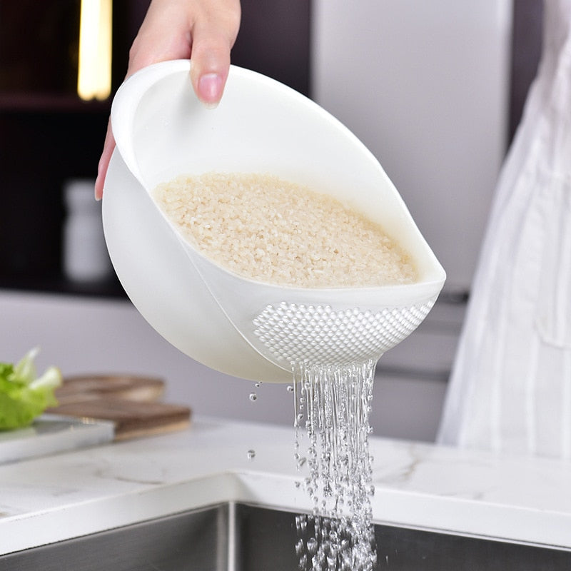 Peneira de Arroz Coador de Plastico