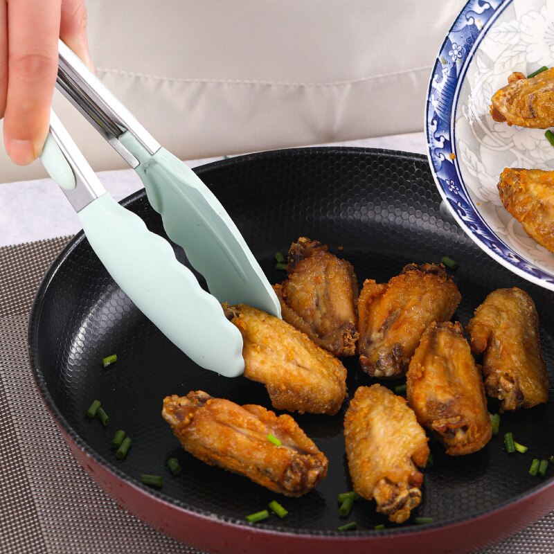 Conjunto de 11 Utensilios de Cozinha com Cabo de Madeira de Silicone