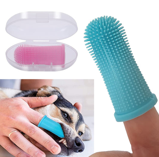 Escova de Dentes Super Macia para Animais de Estimacao