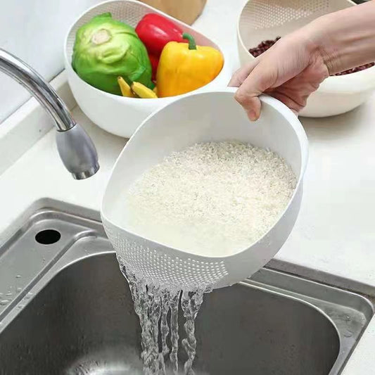 Peneira de Arroz Coador de Plastico