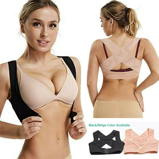 Colete Modelador de Corpo Invisível Feminino - Cinto Corretor de Postura