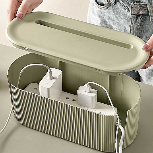 Box de Armazenamento de Tomada, Armazenamento Cabos e Carregadores, Router WiFi