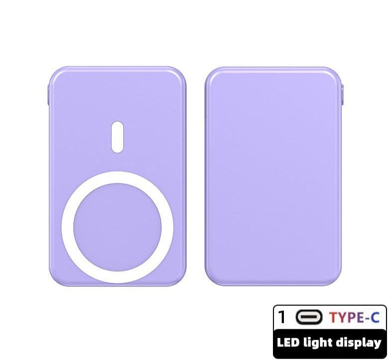 10000mAh MagsSafe Portátil Magnético Sem Fio Fast Charger Bateria Externa para iPhone 13, 12, 14, Xiaomi, Samsung