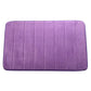 Tapete de Banheiro de Lã Coral Super Absorvente