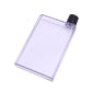 Garrafa de Água A5 A6 Plana Transparente Portatil