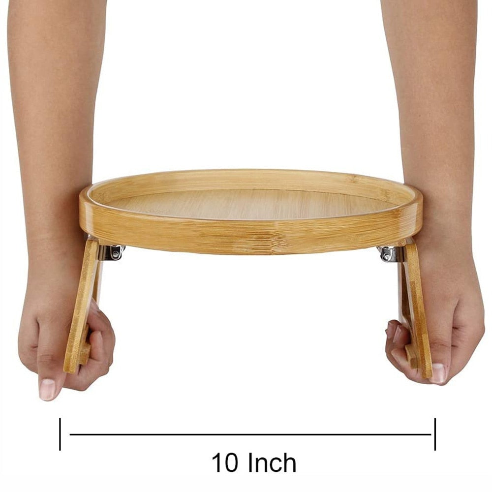 Bandeja de Sofá Mesa de Apoio de Braço