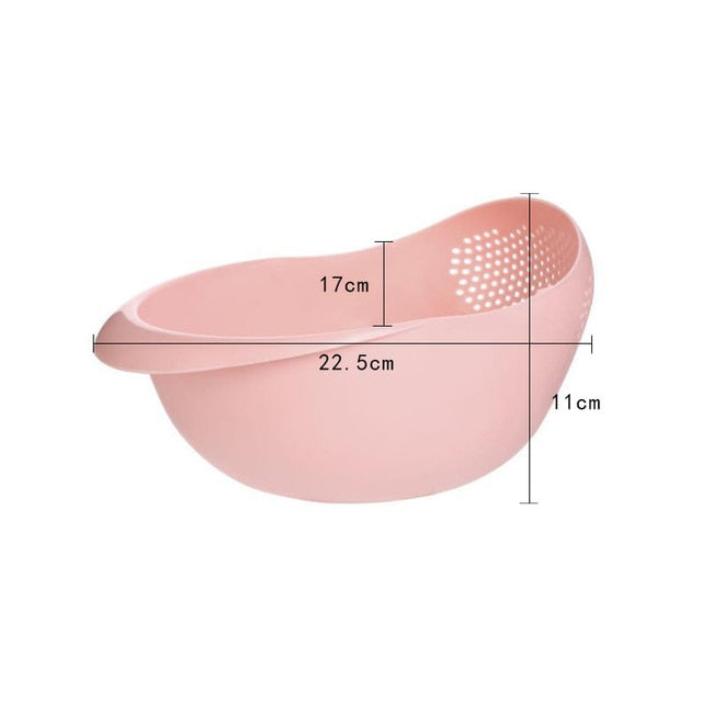 Peneira de Arroz Coador de Plastico