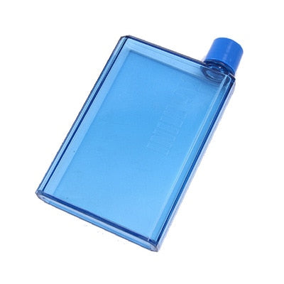 Garrafa de Água A5 A6 Plana Transparente Portatil