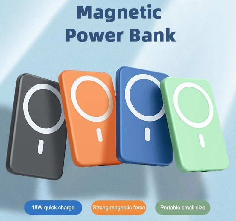 10000mAh MagsSafe Portátil Magnético Sem Fio Fast Charger Bateria Externa para iPhone 13, 12, 14, Xiaomi, Samsung