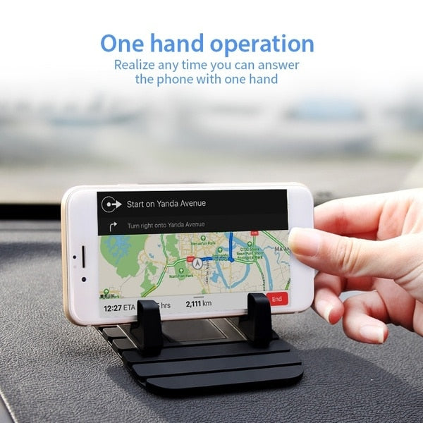Suporte Anti-Derrapante de Silicone para Carro