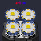 Lanterna Mini 4LED 1200Ma 18650 Battery USB Recarregavel USB COB LED Flashlight