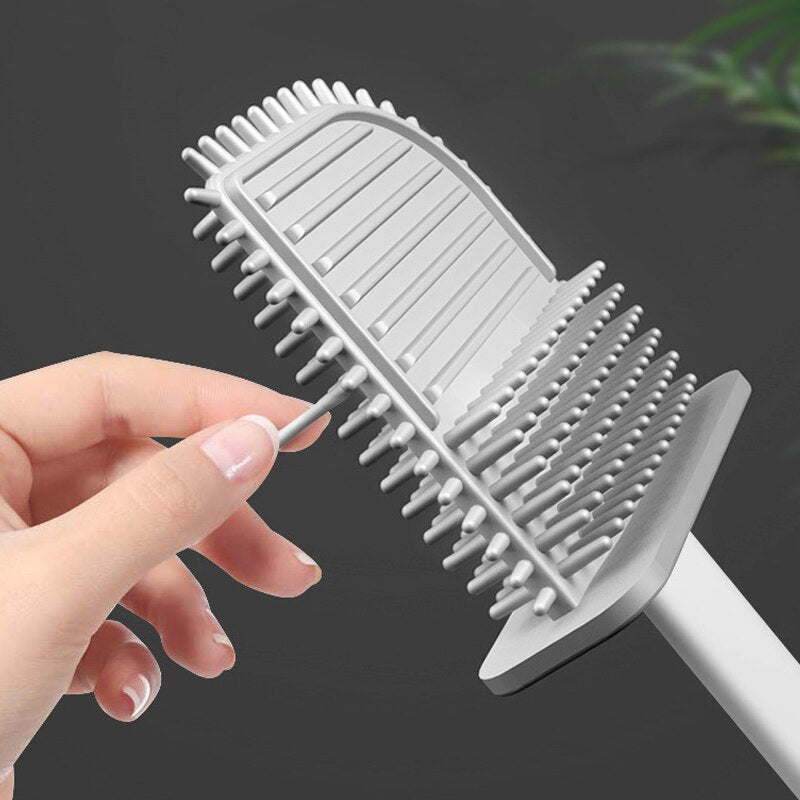 Escova de Silicone para Limpeza de Vaso Sanitario