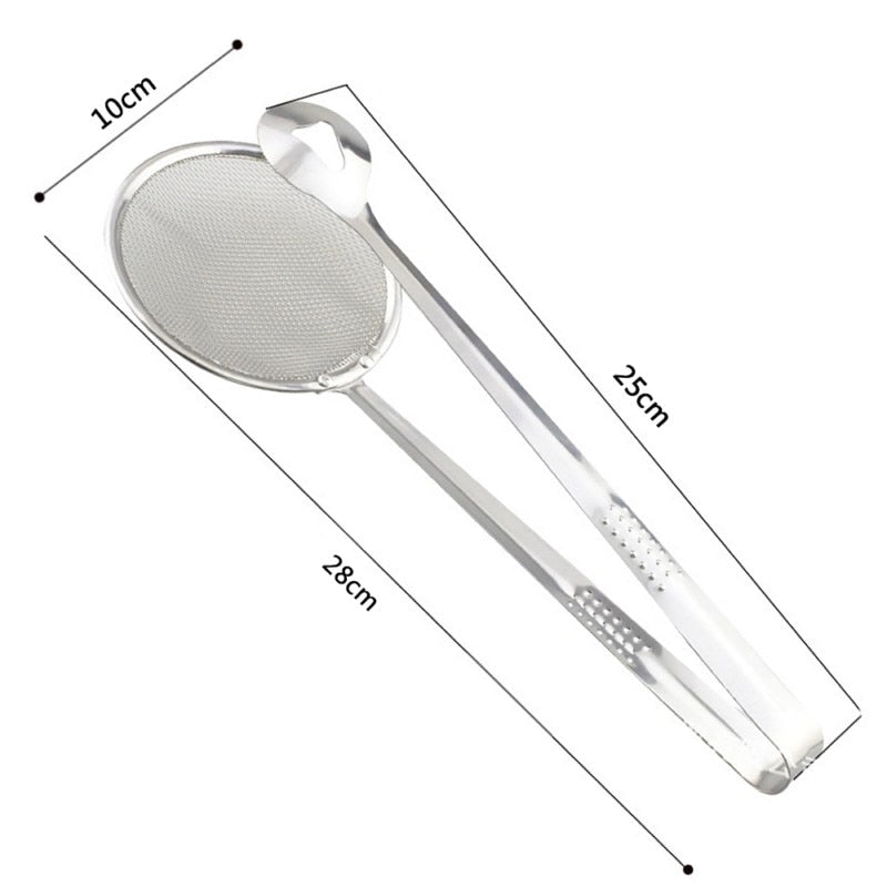 Acessórios de Cozinha Peneira de Aço Inoxidável Multifuncional