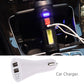 Lanterna Mini 4LED 1200Ma 18650 Battery USB Recarregavel USB COB LED Flashlight